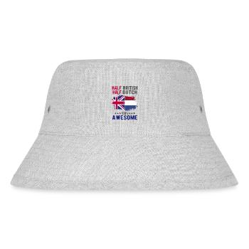 Moitié britannique moitié néerlandais - Bob recyclé Stanley/Stella - gris chiné - Devant