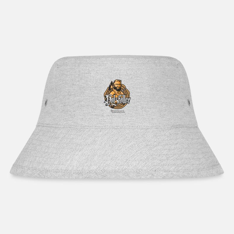 Holzfäller - Stanley/Stella recycelter Bucket Hat - Grau meliert