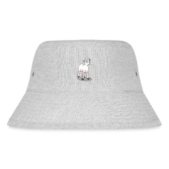 Moin Nordsee Ostsee Schaf Küste Norddeutschland - Stanley/Stella recycelter Bucket Hat - Grau meliert - Vorne