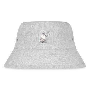 Nordsee Ostsee Schaf Möwen Küste Norddeutschland - Stanley/Stella recycelter Bucket Hat - Grau meliert - Vorne