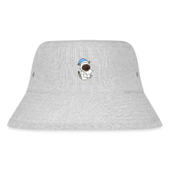 Katze Katzenrasse Birma - Stanley/Stella recycelter Bucket Hat - Grau meliert - Vorne