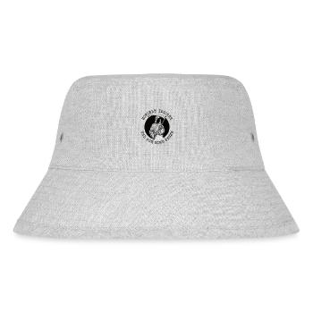 Soviele Idioten und nur eine Sense Sensenmann - Stanley/Stella recycelter Bucket Hat - Grau meliert - Vorne