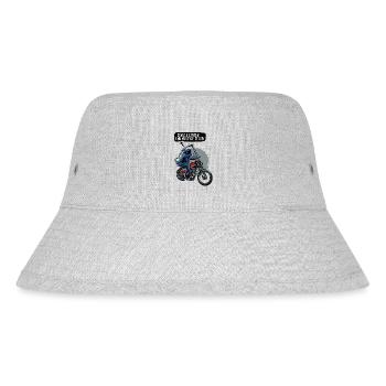Soviele Idioten und nur eine Sense Sensenmann - Stanley/Stella recycelter Bucket Hat - Grau meliert - Vorne