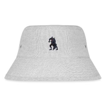 Werwolf - Stanley/Stella recycelter Bucket Hat - Grau meliert - Vorne