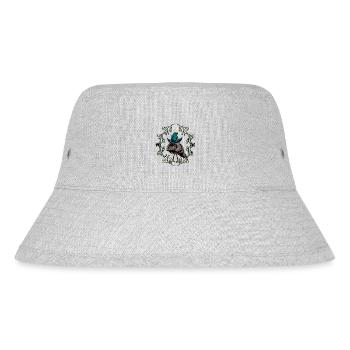 Early Spring Raven Crow Sleepy Hat Spring - Stanley/Stella Recycled Bucket Hat - heather grey - Front