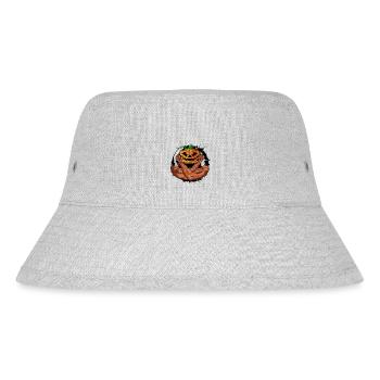 Halloween mit Arme - Stanley/Stella recycelter Bucket Hat - Grau meliert - Vorne