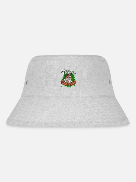 Merry Christmas Merry Christmas - Stanley/Stella recycelter Bucket Hat - Grau meliert