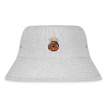 Happy Halloween - Stanley/Stella recycelter Bucket Hat - Grau meliert - Vorne