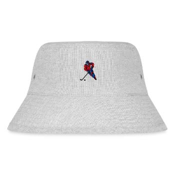 Joueur de hockey sur glace Puck - Bob recyclé Stanley/Stella - gris chiné - Devant