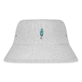 Mermaid skeleton - Stanley/Stella Recycled Bucket Hat - heather grey - Front