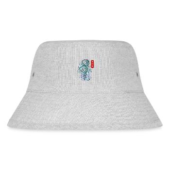 Japanischer Eisdrache Elementarer Mythos - Stanley/Stella recycelter Bucket Hat - Grau meliert - Vorne