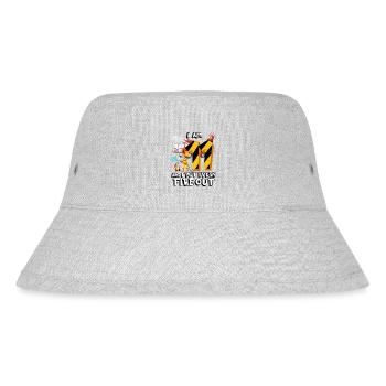 Feuerwehrauto Brandbekämpfung Ich Bin 11 Jahre - Stanley/Stella recycelter Bucket Hat - Grau meliert - Vorne