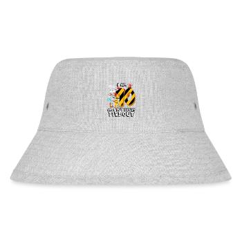 Feuerwehrauto Brandbekämpfung Ich Bin 10 Jahre - Stanley/Stella recycelter Bucket Hat - Grau meliert - Vorne