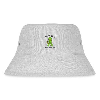 Player 2 has the game Enter Baby - Stanley/Stella Recycled Bucket Hat - heather grey - Front