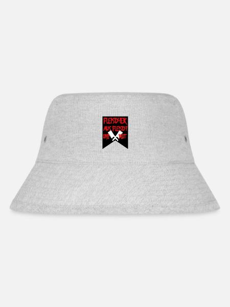 Fleischer aus Fleisch und Blut - Stanley/Stella recycelter Bucket Hat - Grau meliert