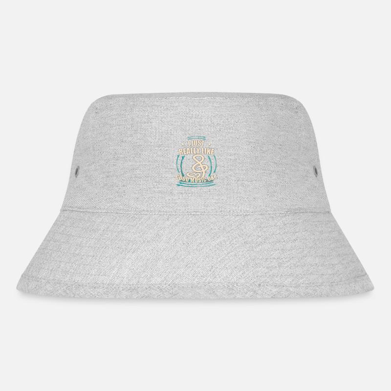 Gute Musk Spruch - Stanley/Stella recycelter Bucket Hat - Grau meliert