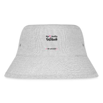 Ladies 40th Birthday 40 Years Party Guest Book - Stanley/Stella recycelter Bucket Hat - Grau meliert - Vorne