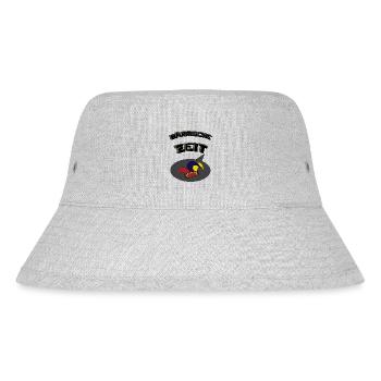 Närrische Zeit- lasst uns feiern und Spaß haben! - Stanley/Stella recycelter Bucket Hat - Grau meliert - Vorne