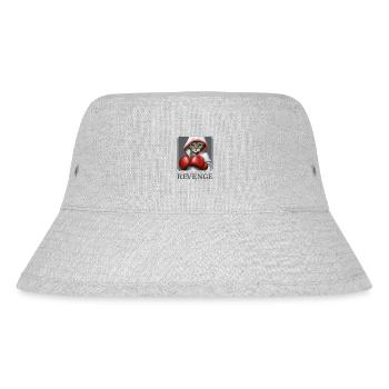 Rache. Die süße Boxkatze. Katzen - Stanley/Stella recycelter Bucket Hat - Grau meliert - Vorne