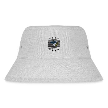snowboarders, après-ski, party after, piste - Stanley/Stella Recycled Bucket Hat - heather grey - Front