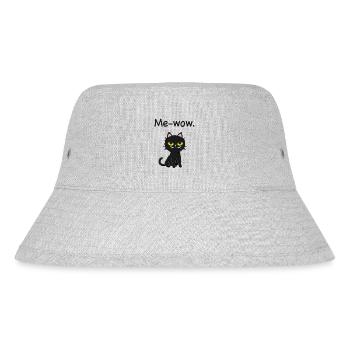 Me-wow. - Stanley/Stella recycelter Bucket Hat - Grau meliert - Vorne