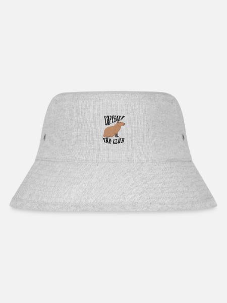 Capybara Fan Club capy - Stanley/Stella recycelter Bucket Hat - Grau meliert