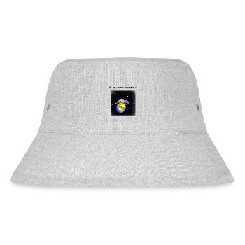 World rat - Stanley/Stella Recycled Bucket Hat - heather grey - Front