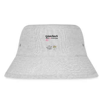 Gästebuch 18 Geburtstag Frauen Ladys funny Design - Stanley/Stella recycelter Bucket Hat - Grau meliert - Vorne