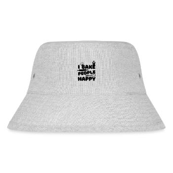 Baker Bakery Pastry Baking Pastry Chef - Stanley/Stella Recycled Bucket Hat - heather grey - Front