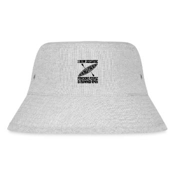 Rowing team Rowing sport Rowing club - Stanley/Stella Recycled Bucket Hat - heather grey - Front
