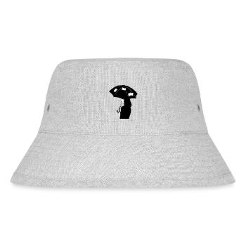 Kämpfe weiter, gib nicht auf! - Stanley/Stella recycelter Bucket Hat - Grau meliert - Vorne