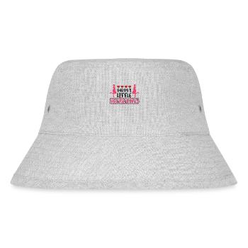 Papas kleine Sekretärin - Stanley/Stella recycelter Bucket Hat - Grau meliert - Vorne