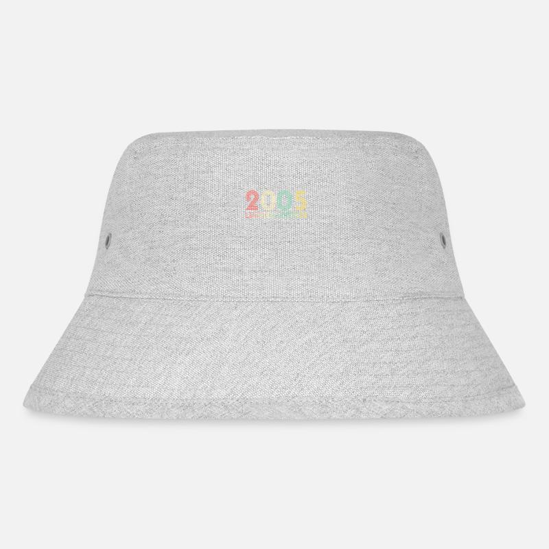 18. Geburtstag 2005 Geschenk Geschenkidee T-Shirt - Stanley/Stella recycelter Bucket Hat - Grau meliert