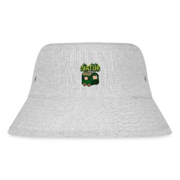 Bauwagen waldbewohner wohnen Natur Wald Insekten - Stanley/Stella recycelter Bucket Hat - Grau meliert - Vorne
