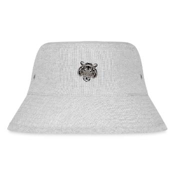 Tiger Wild Zoo - Stanley/Stella recycelter Bucket Hat - Grau meliert - Vorne