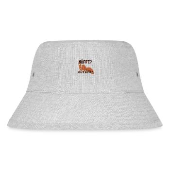 Nüffe Welfe Nüffe Grauhörnchen Squirrel - Stanley/Stella recycelter Bucket Hat - Grau meliert - Vorne