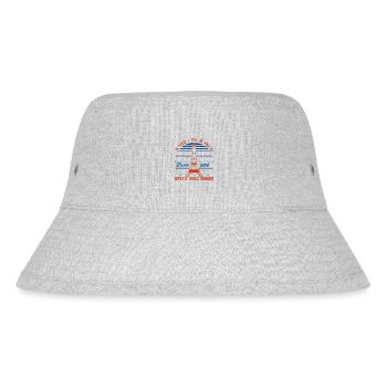 IN PARIS WERDE ICH LERNEN UND MICH VERBESSERN KÖNNEN. - Stanley/Stella recycelter Bucket Hat - Grau meliert - Vorne
