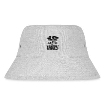 Ruderer Rudersport Rudern Ruderverein Ruderteam - Stanley/Stella recycelter Bucket Hat - Grau meliert - Vorne