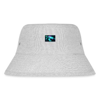 Just Flowing Around Riesenschildkröte Schildkröte - Stanley/Stella recycelter Bucket Hat - Grau meliert - Vorne