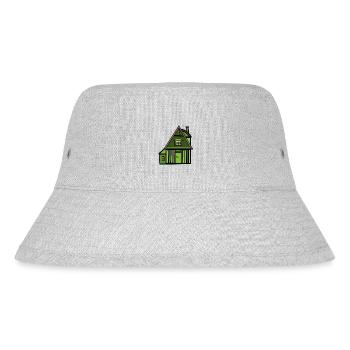 Haus Hütte Natur Naturliebhaber wohnen Immobilie - Stanley/Stella recycelter Bucket Hat - Grau meliert - Vorne