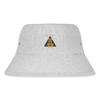 Adventure camping trip travel nature mountains - Stanley/Stella recycelter Bucket Hat - Grau meliert - Vorne