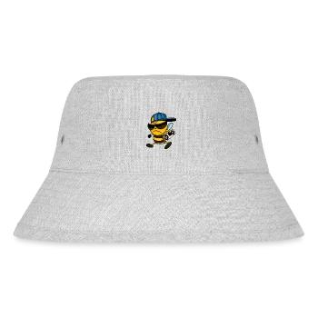 Bee Dj Cool - Stanley/Stella Recycled Bucket Hat - heather grey - Front