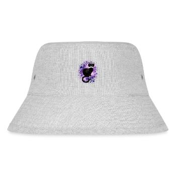 Cat - Stanley/Stella Recycled Bucket Hat - heather grey - Front
