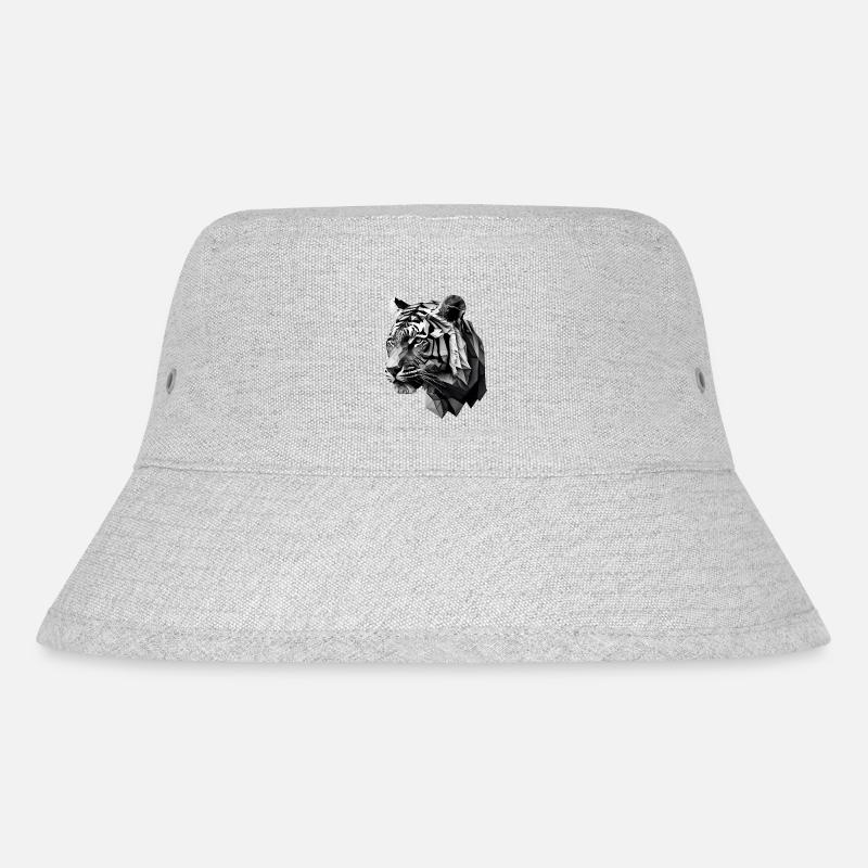TIGER - Stanley/Stella recycelter Bucket Hat - Grau meliert