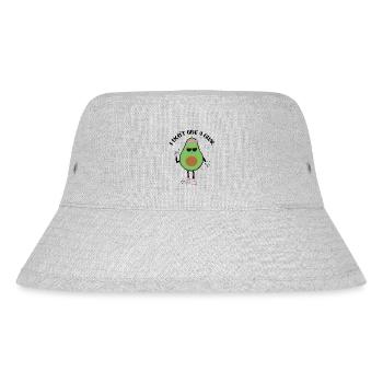 I don't give a Guac! - Stanley/Stella recycelter Bucket Hat - Grau meliert - Vorne