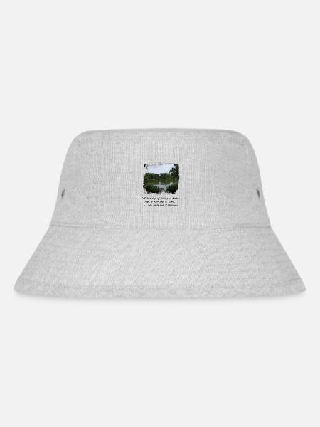 a day of fishing - Stanley/Stella Recycled Bucket Hat - heather grey