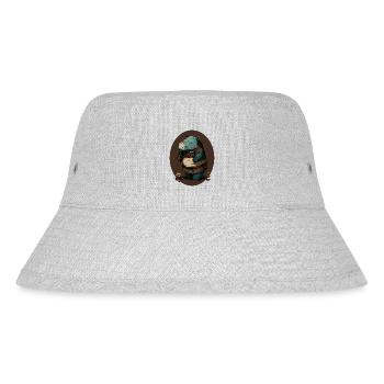 Hippo 8 - Stanley/Stella Recycled Bucket Hat - heather grey - Front
