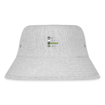 Eat Sleep Disc Golf Repeat Basket Disc Disc - Stanley/Stella Recycled Bucket Hat - heather grey - Front