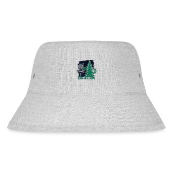 Treejection Basket Disc Golfer Frisbee Golf - Stanley/Stella Recycled Bucket Hat - heather grey - Front