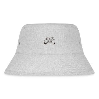 Cooler Gaming-Controller - Design für junge Gamer - Stanley/Stella recycelter Bucket Hat - Grau meliert - Vorne